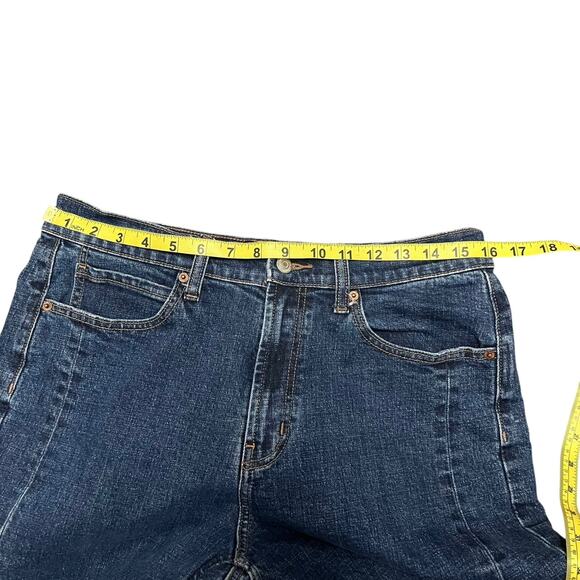 Old Navy High Rise Barrel Leg Cropped Jeans Size 12 - Picture 4 of 6